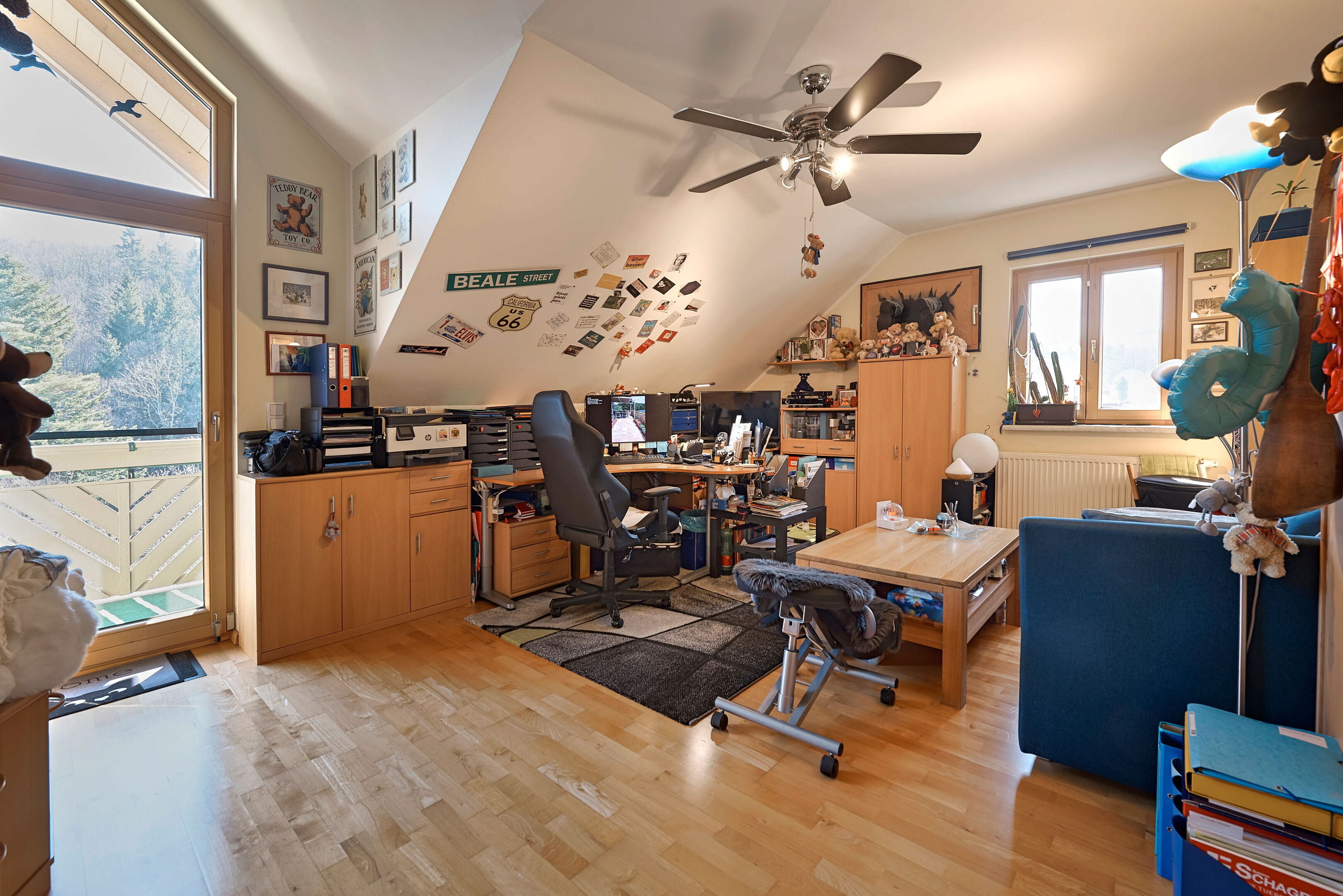 Zimmer 2 mit Balkon