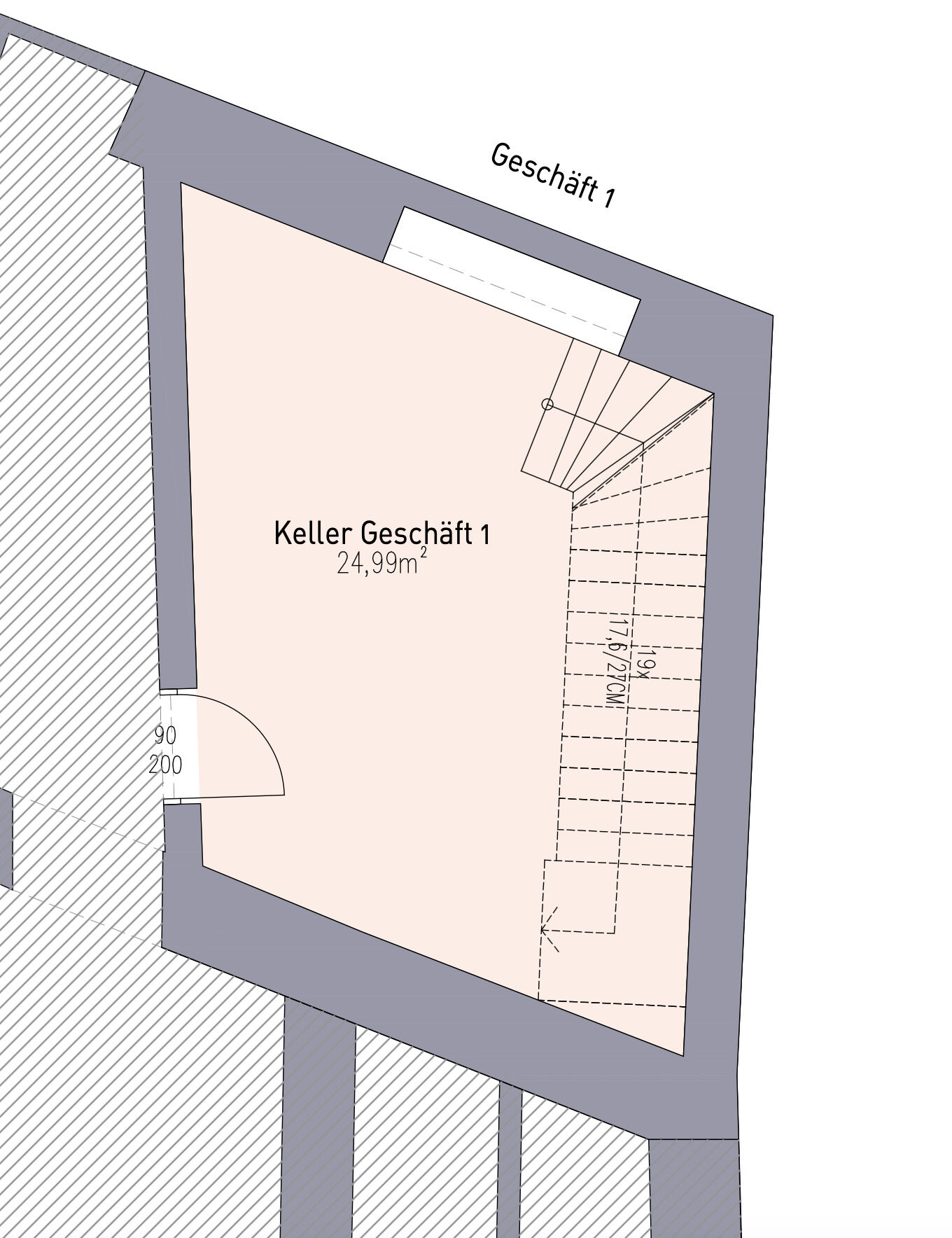 Grundriss Untergeschoß