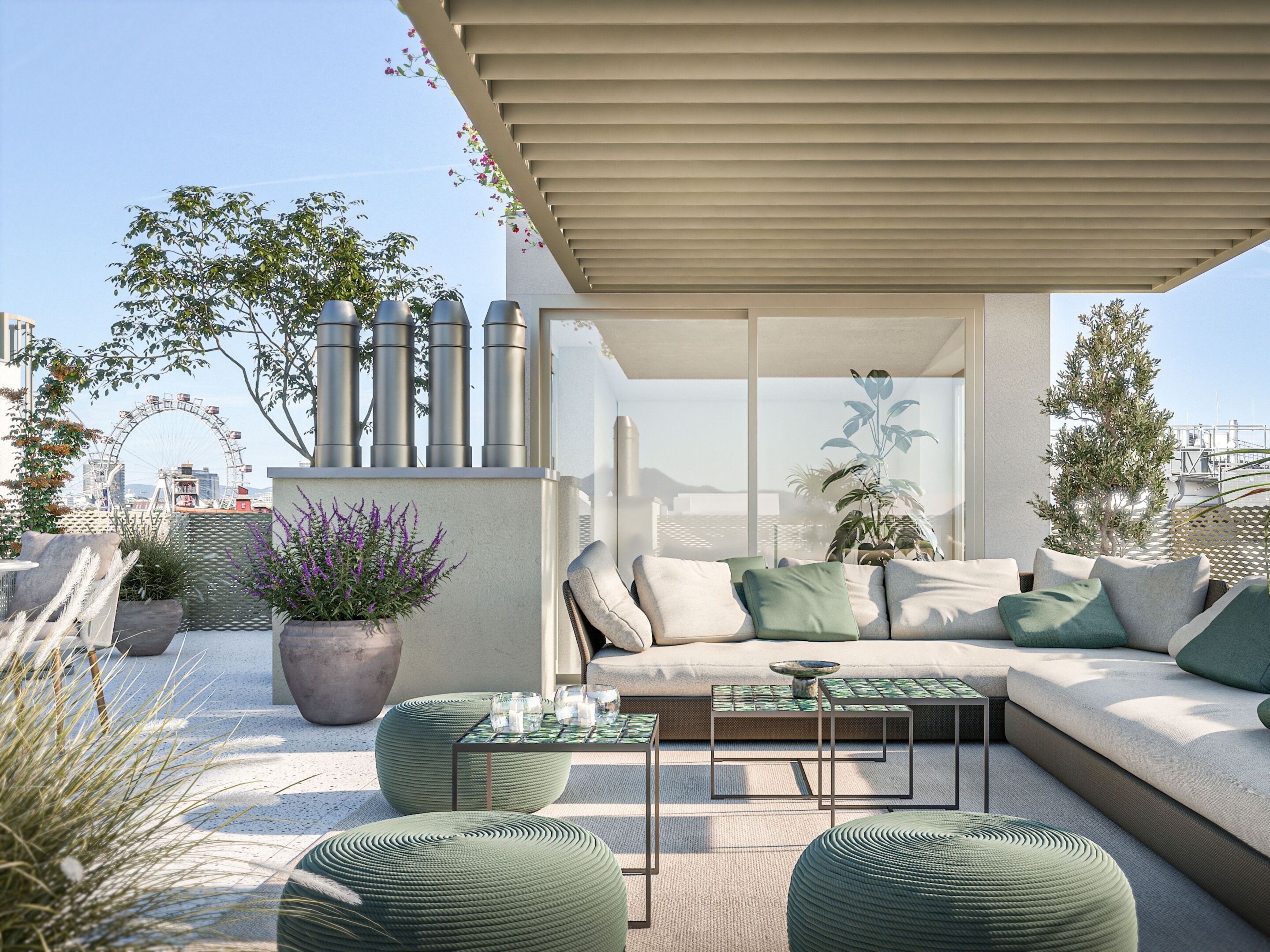 Ausstellungsstraße 29 | Dachterrasse