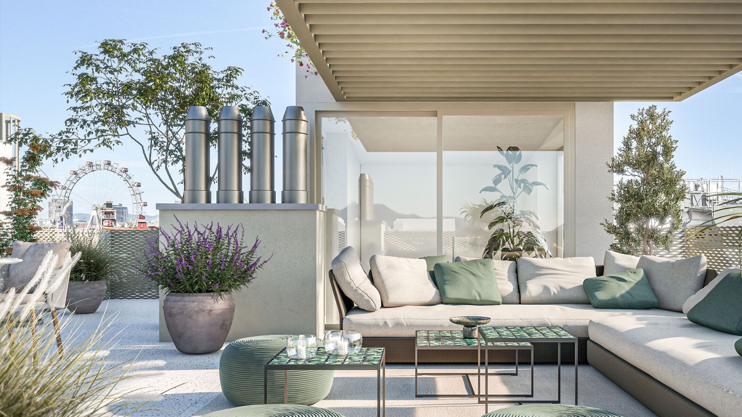Ausstellungsstraße 29 | Dachterrasse