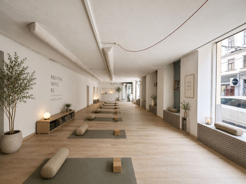Visualisierung Yoga-Studio KI-generiert