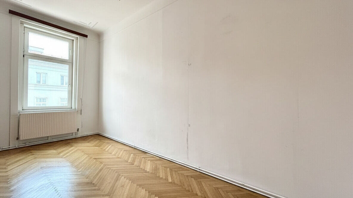 Schlafzimmer ausgemalt