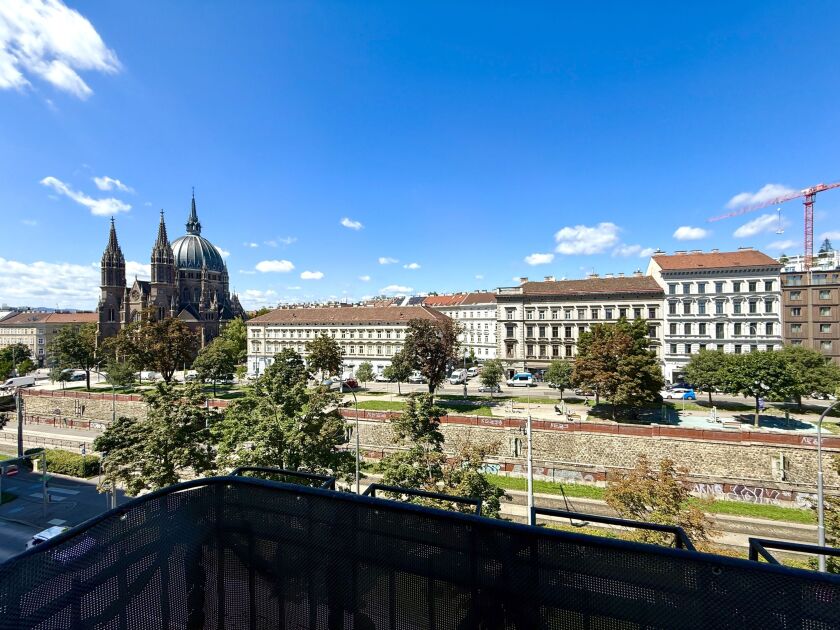 Ausblick Balkon