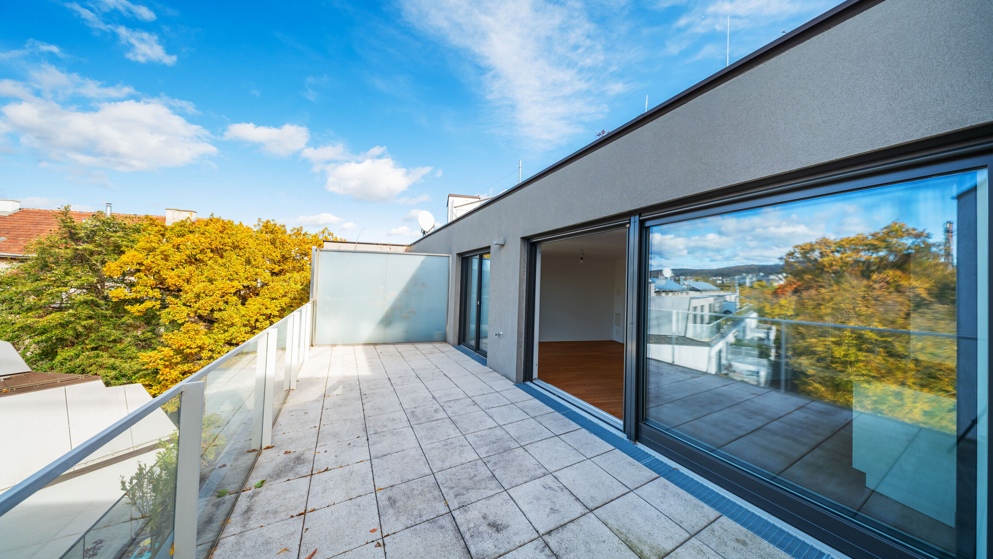 Terrasse im Innenhof