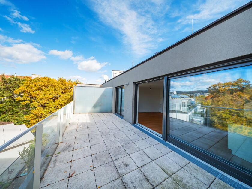 Terrasse im Innenhof