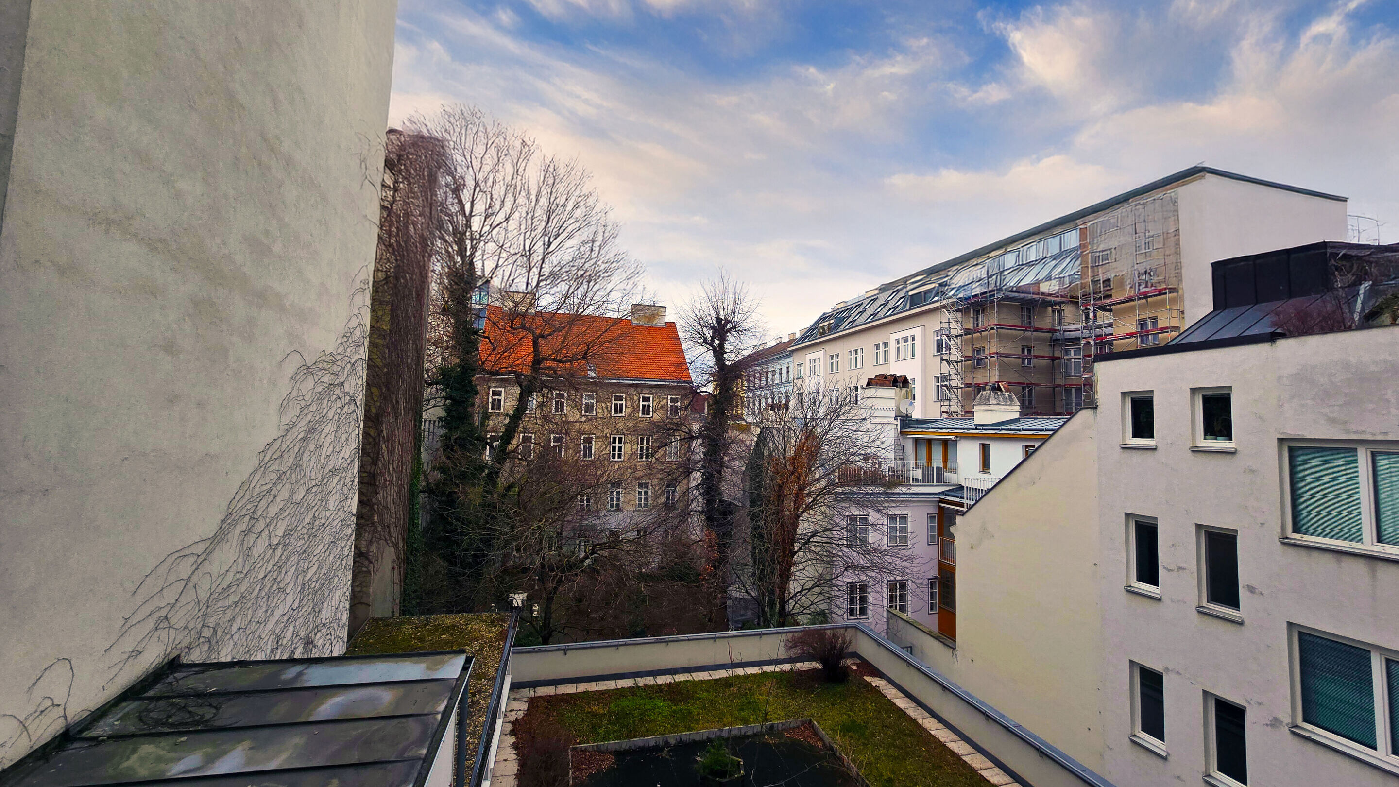 Aussicht, Innenhof