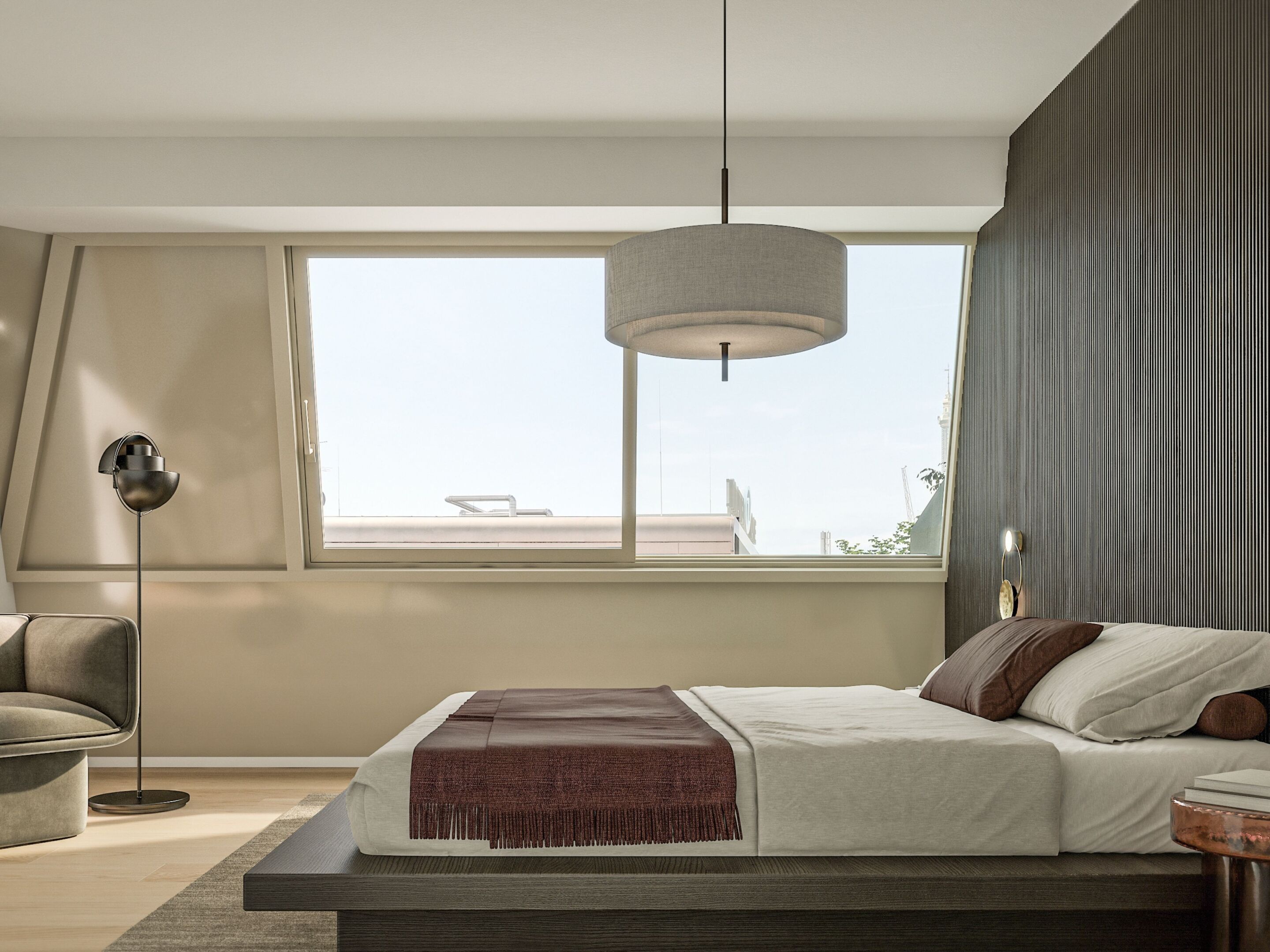 Ausstellungsstraße 29 | Schlafzimmer DG