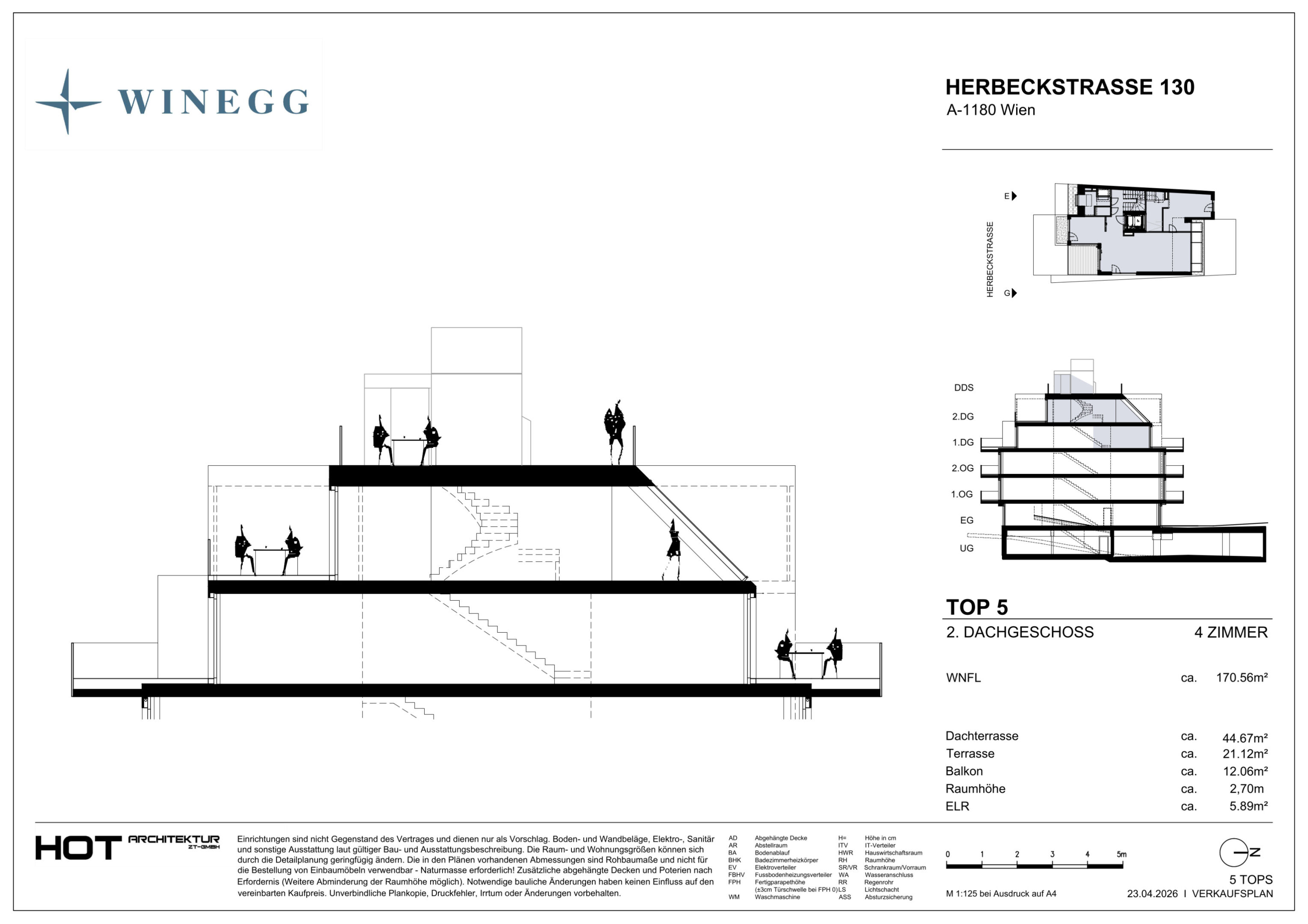 Verkaufsplan Herbeckstraße Top 5 3