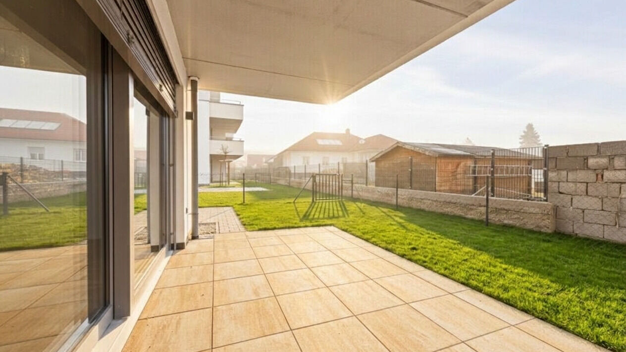 Terrasse und Garten