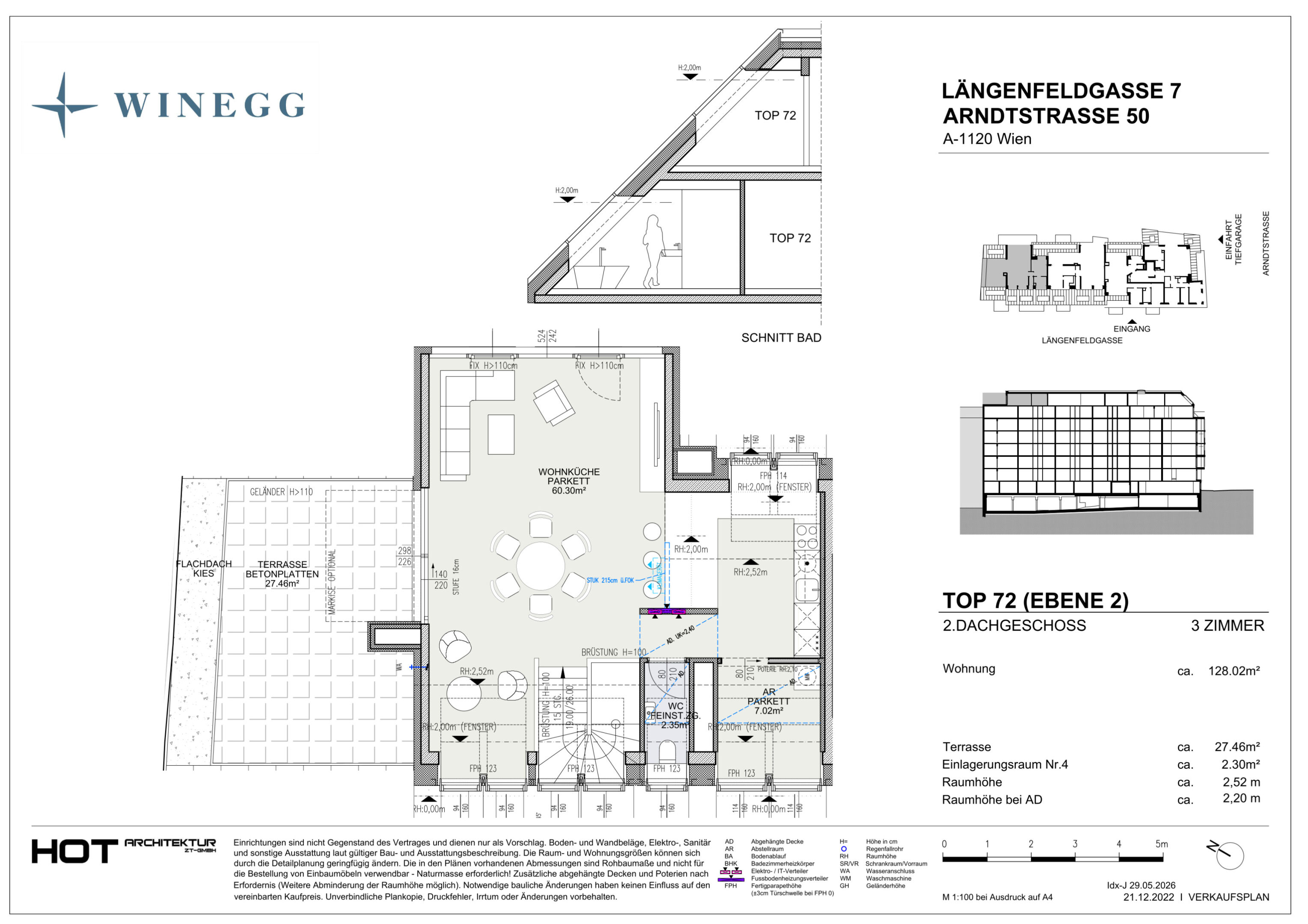 Verkaufsplan Arndtstraße 50 top 72 1
