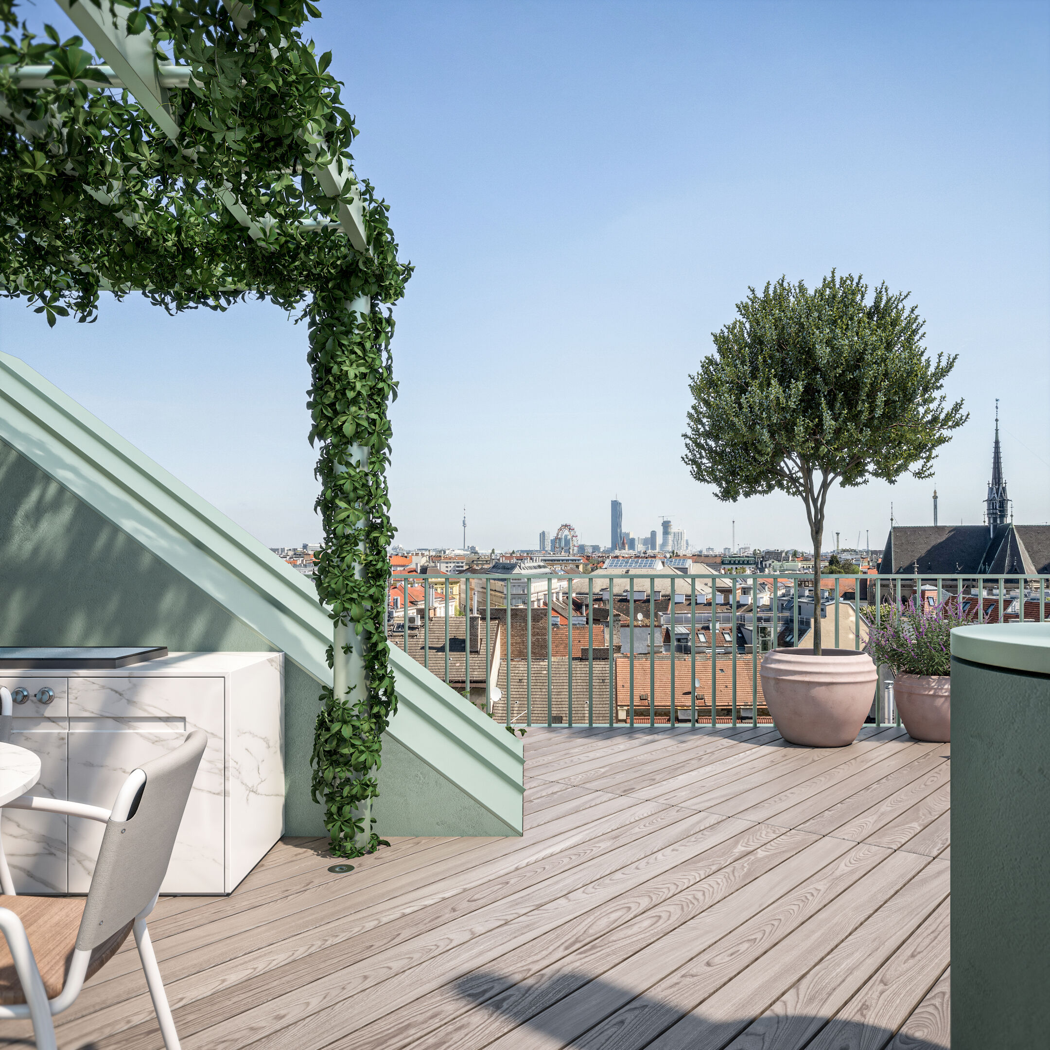 Dachterrasse | Ausblick