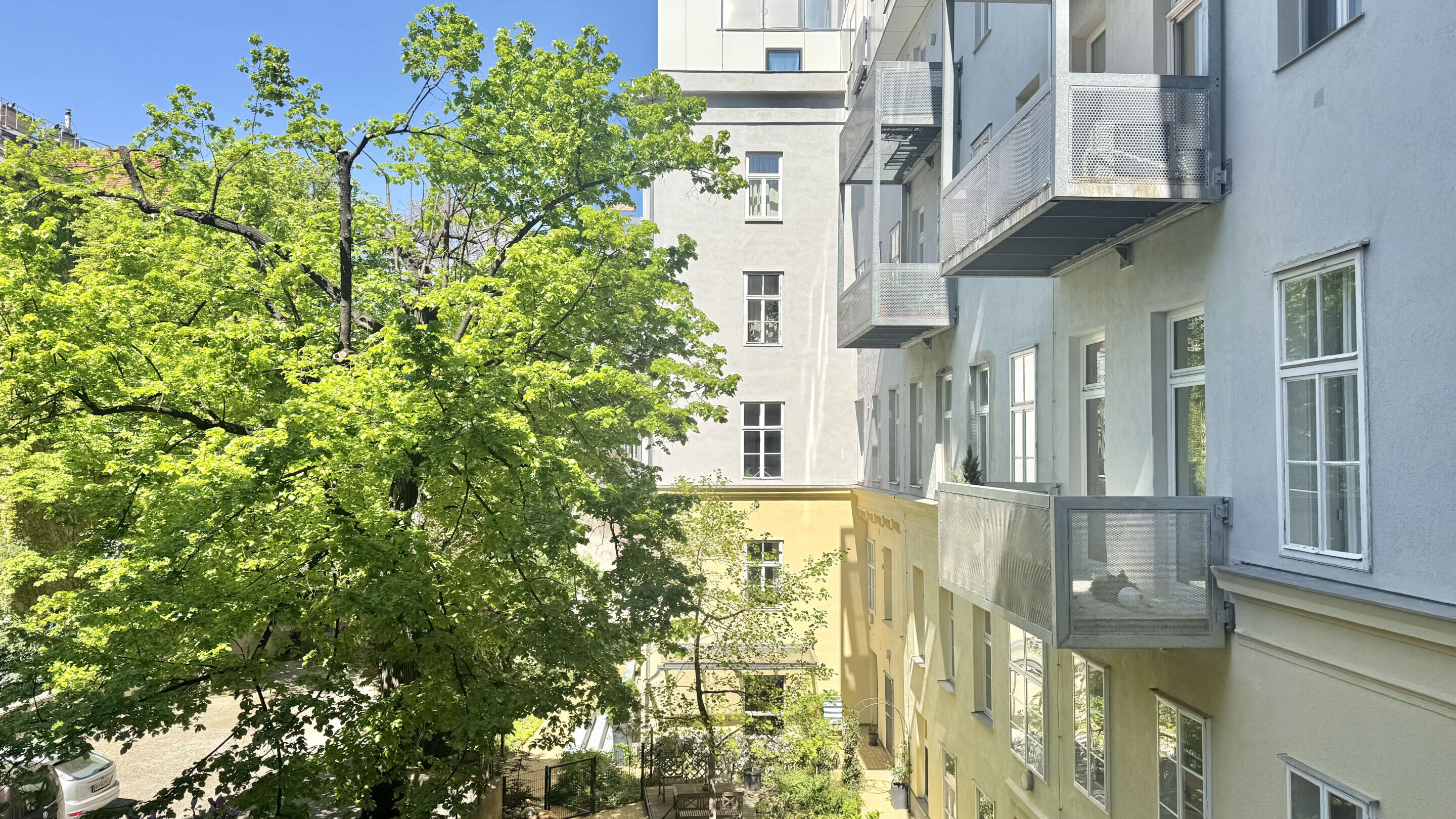 Blick in den Innenhof