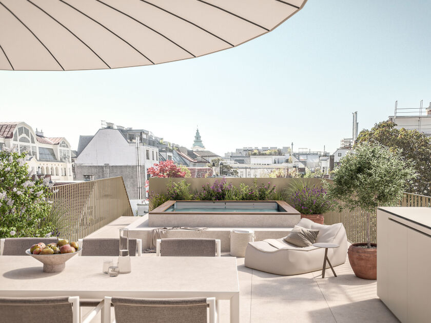 Terrassenansicht | Jacuzzi