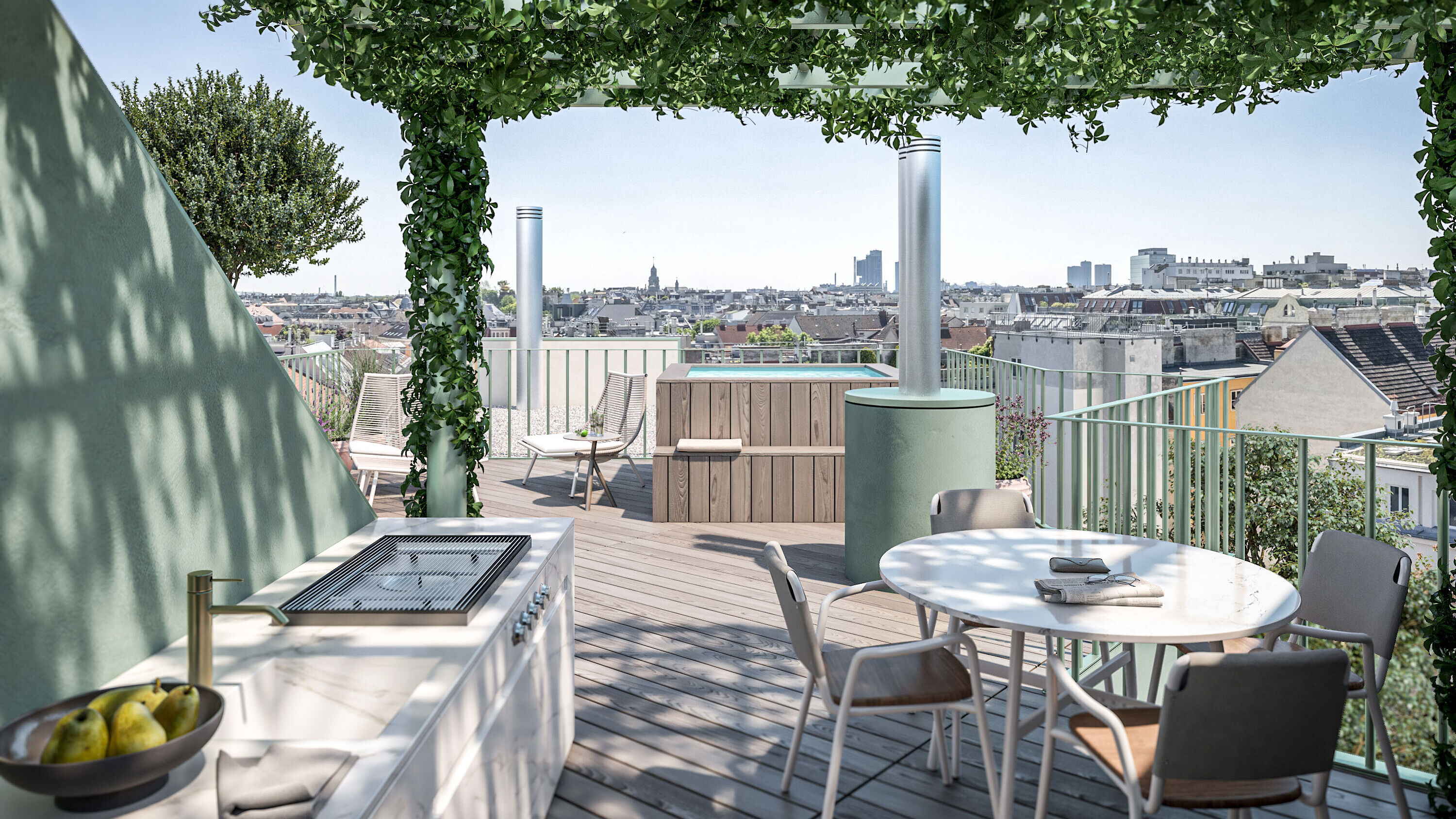 Dachterrasse | Outdoorküche