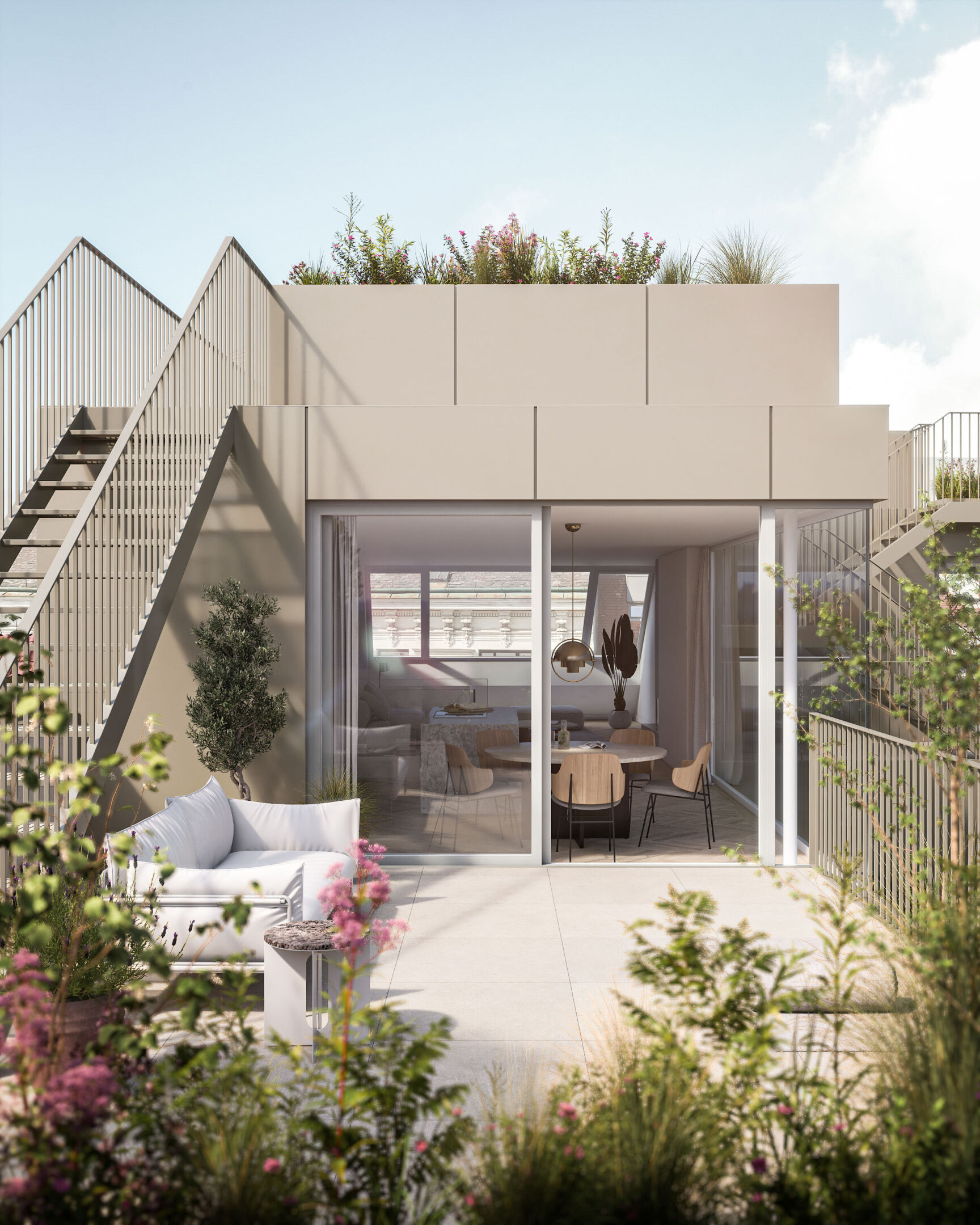 Terrassenansicht