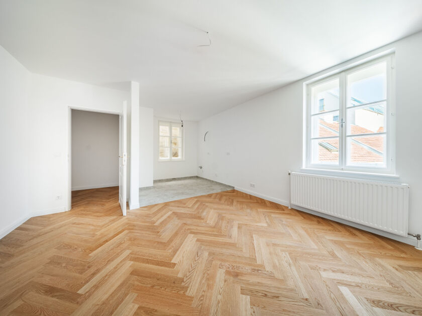 Wohnraum mit Kochnische