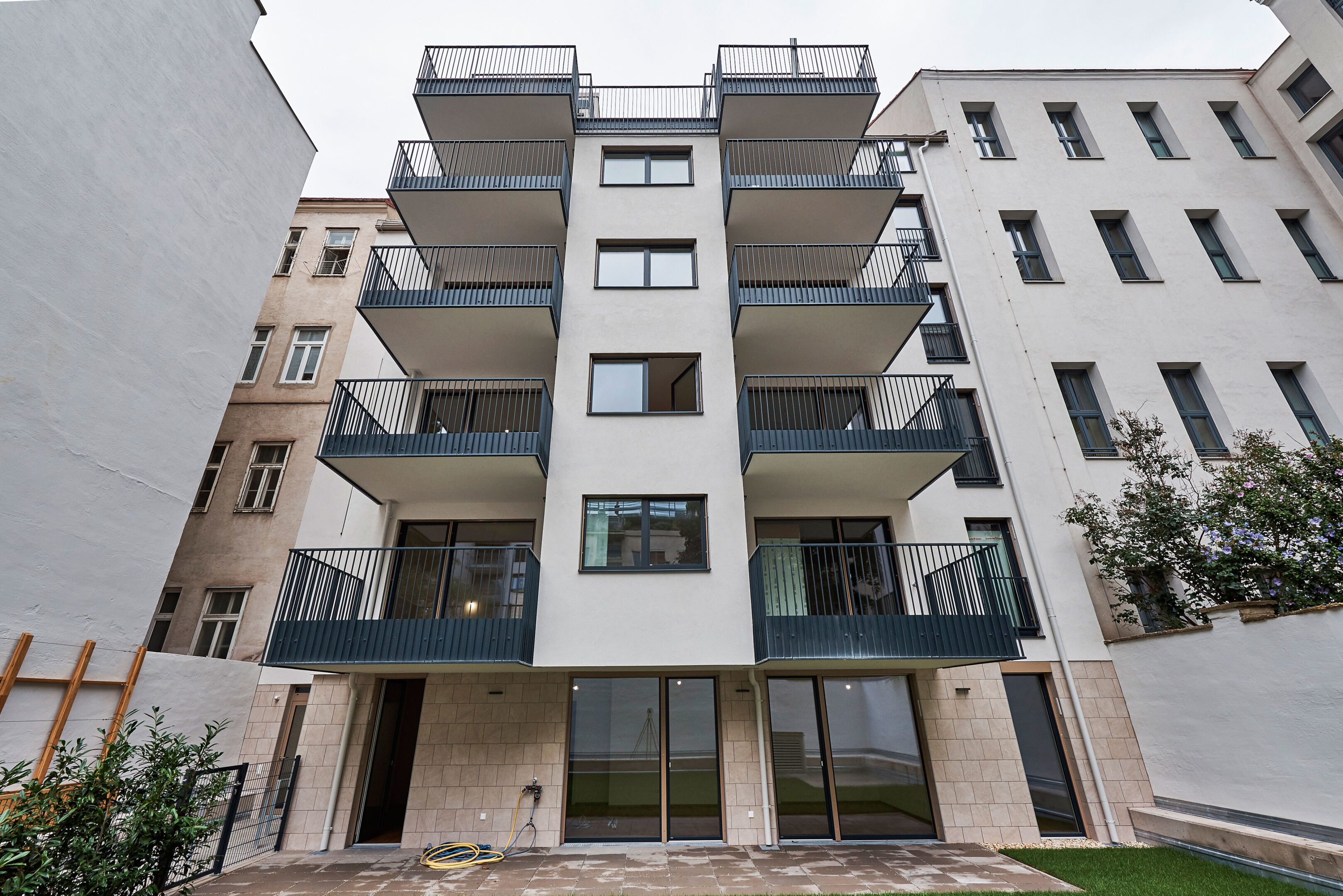 hofseitige Hausansicht