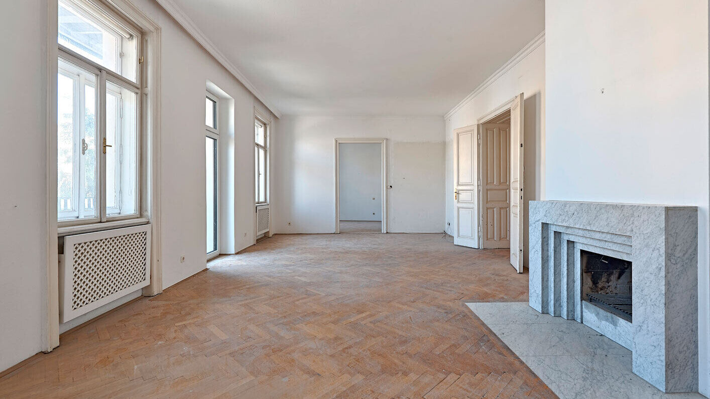 Wohnsalon mit Kamin