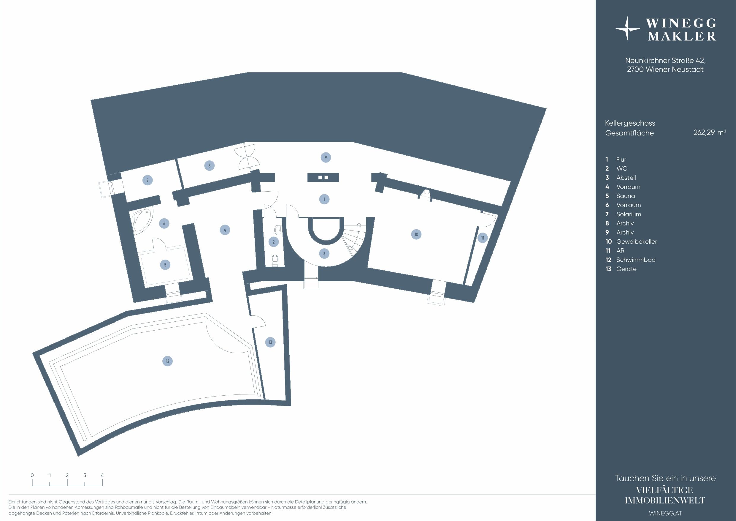 Grundriss Kellergeschoß