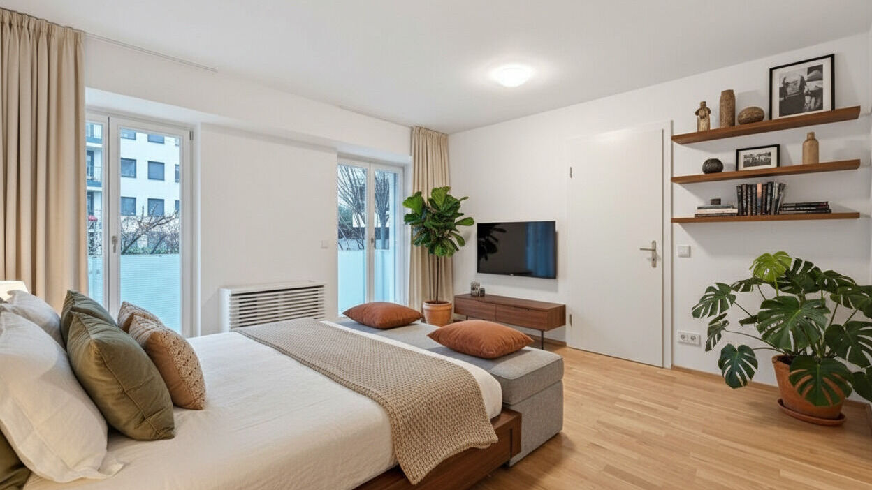 Master Bedroom | Designvorschlag V1 (KI-generiert)