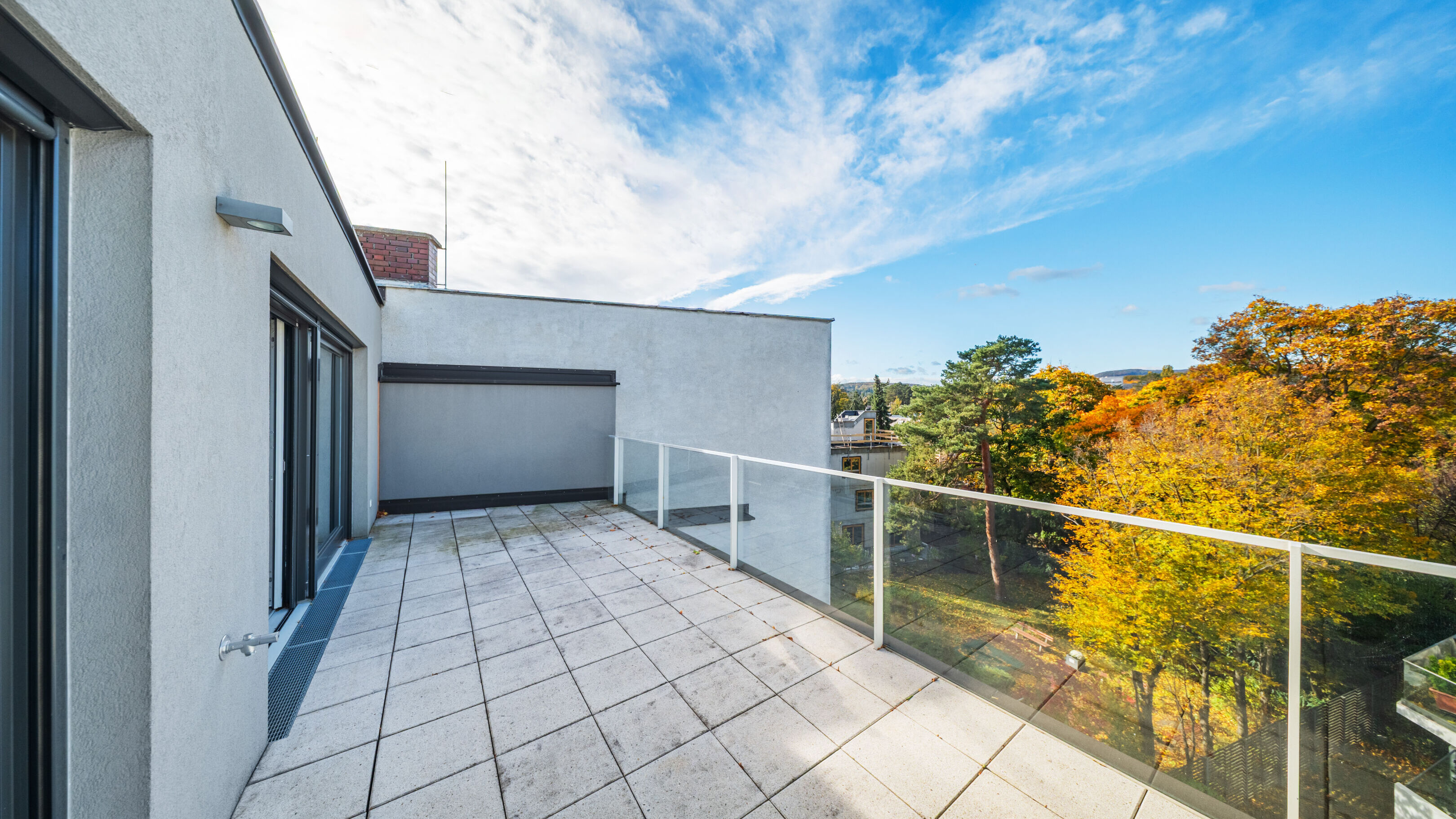 Terrasse im Innenhof