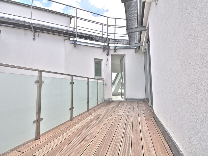 uneinsehbare Dachterrasse