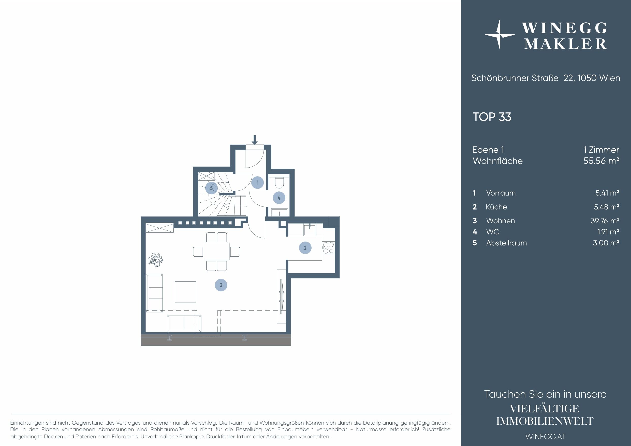 Schoenbrunner Strasse 22 Top33 Ebene1