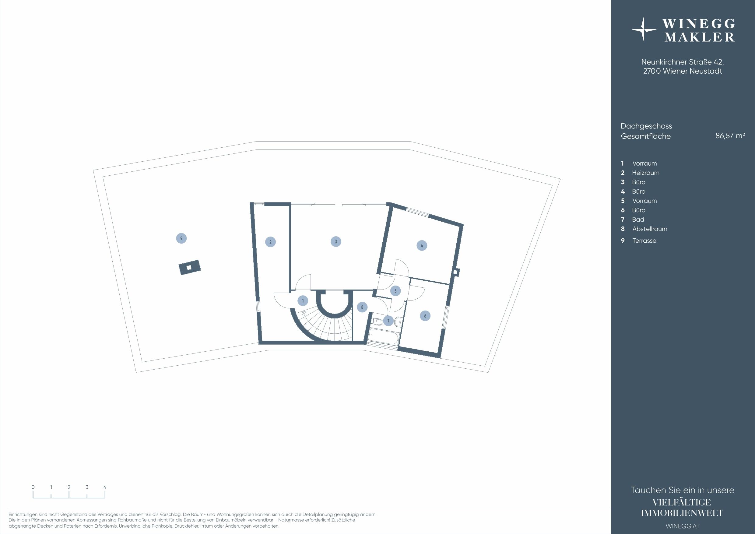 Grundriss Dachgeschoß