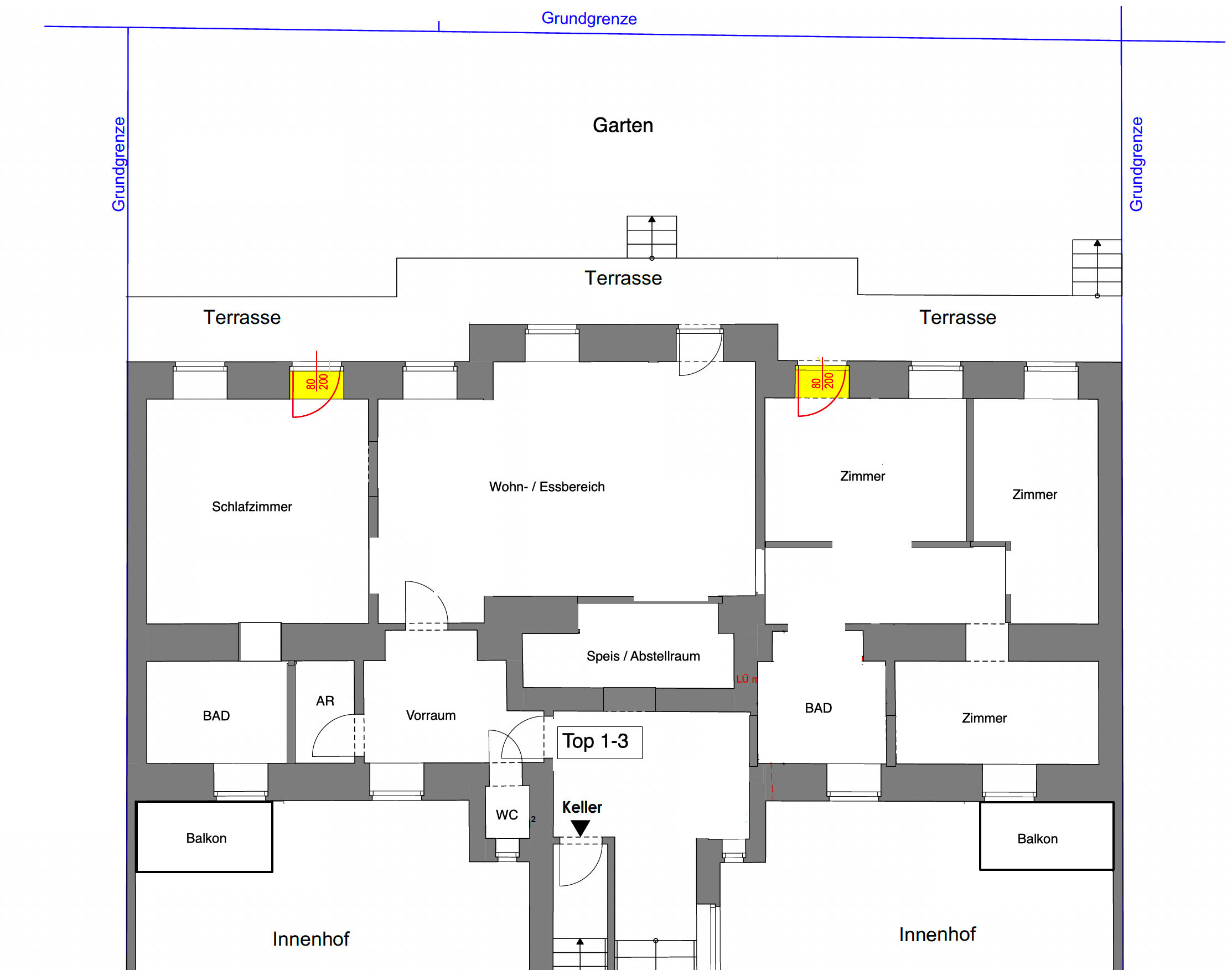 Gartenwohnung Top 1-3