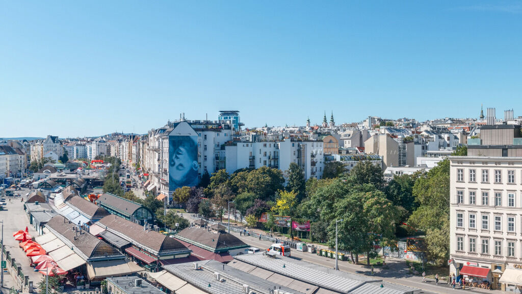 Aussicht Naschmarkt