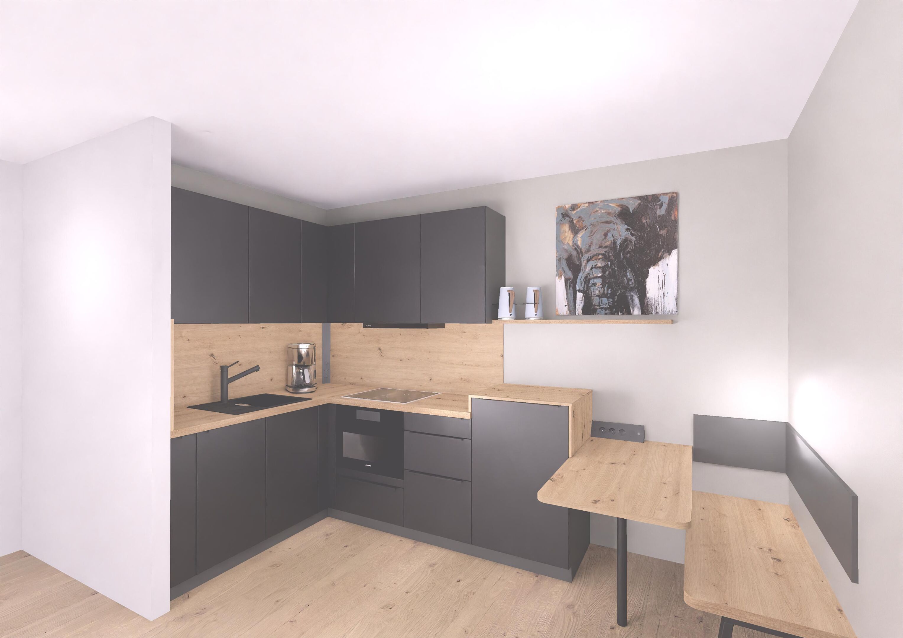 Visualisierung, Küche