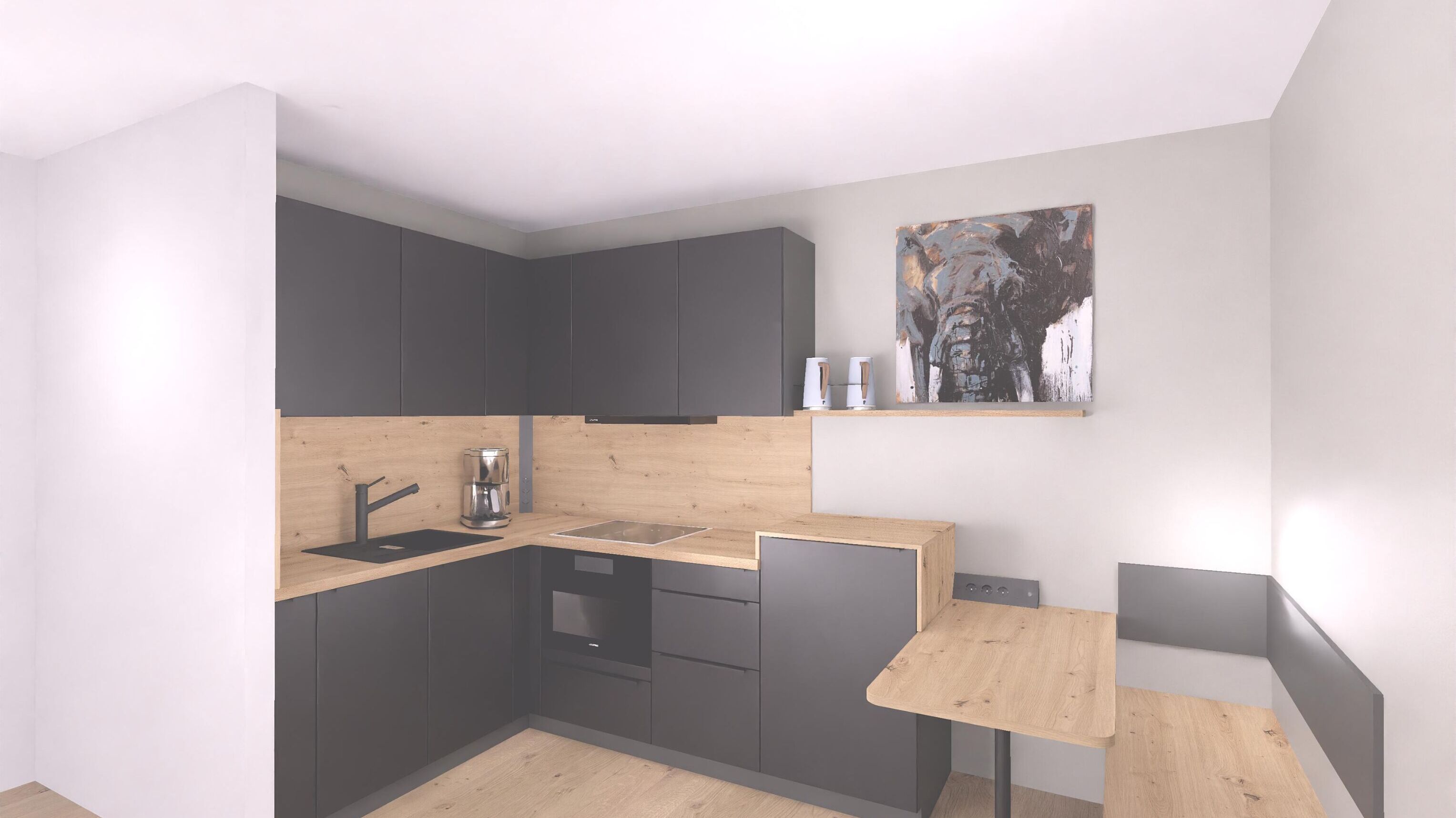 Visualisierung, Küche