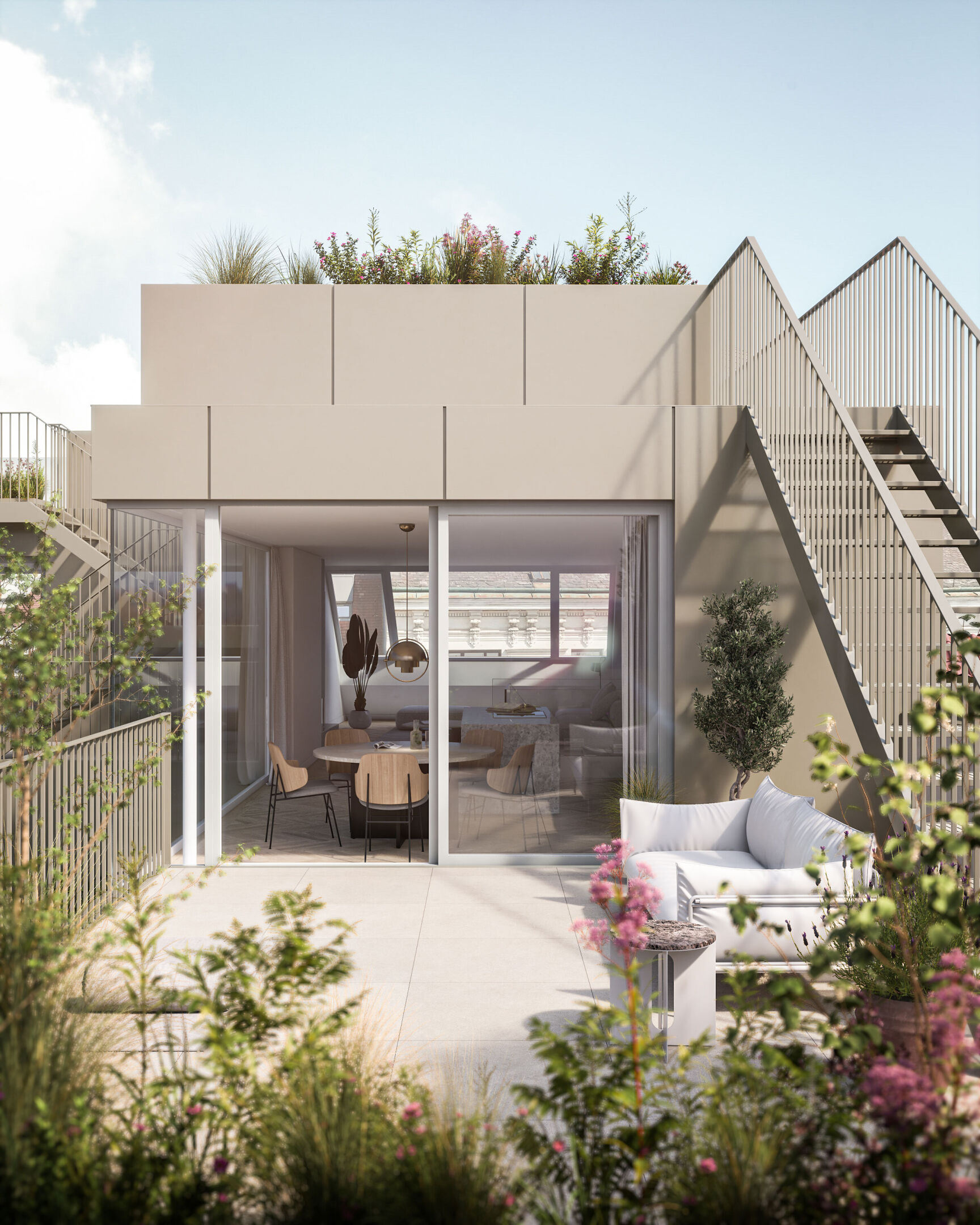 Terrassenansicht