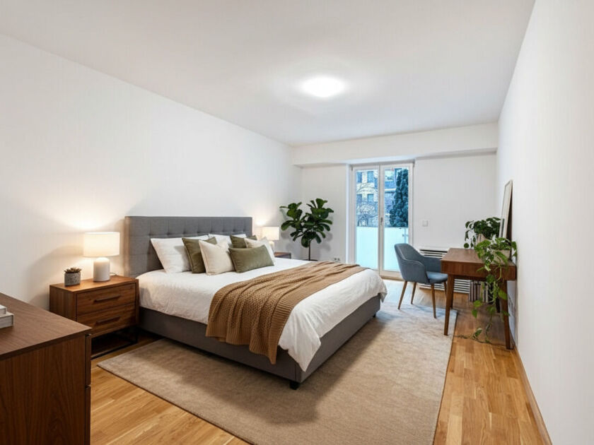 Schlafzimmer 1 | Designvorschlag V1 (KI-generiert)