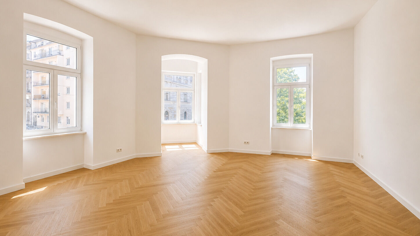 Wohnraum mit Erker