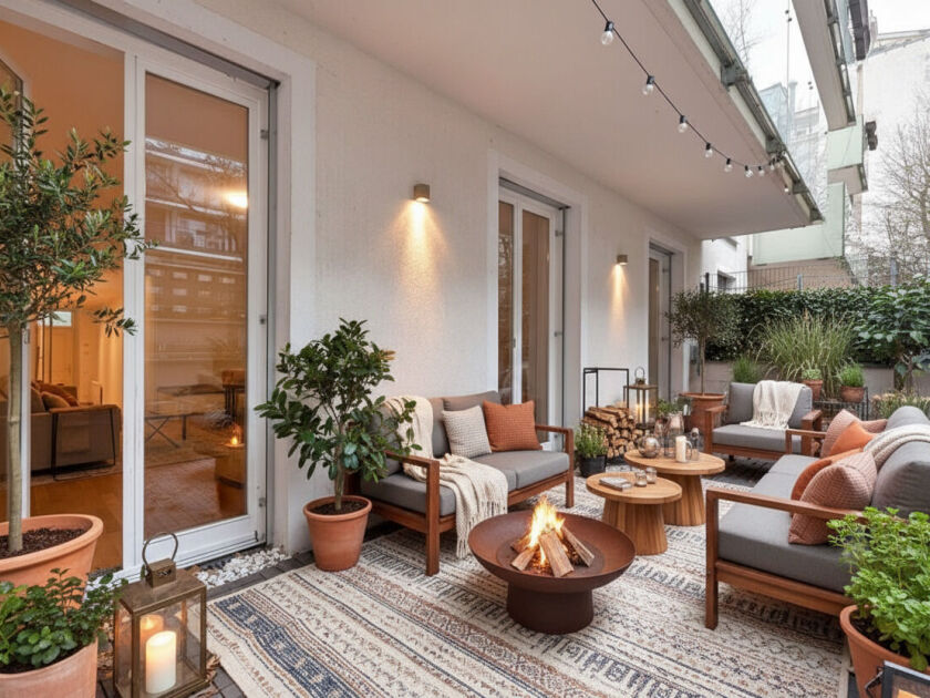 Terrasse Designvorschlag (KI-generiert)