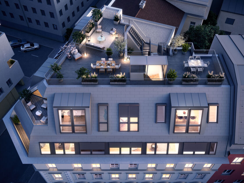 Vivienne | Fassade Nacht