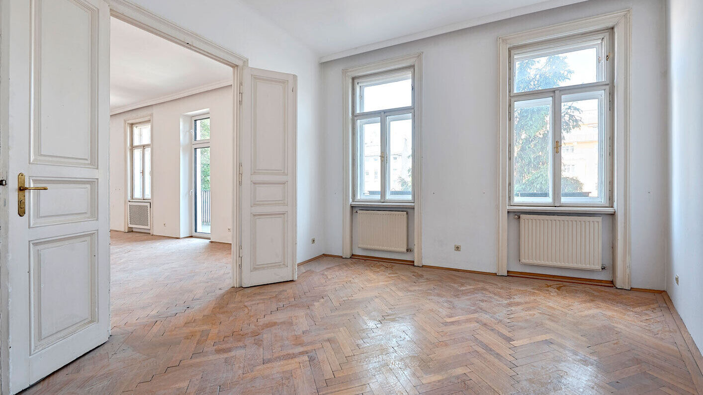 Blick Richtung Wohnsalon