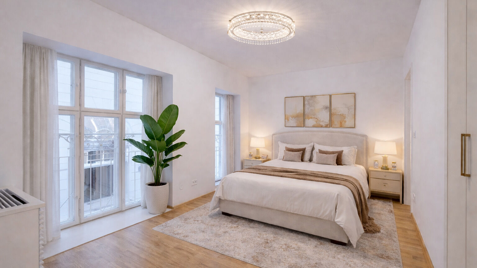 Schlafzimmer KI-Gestaltungsvorschlag