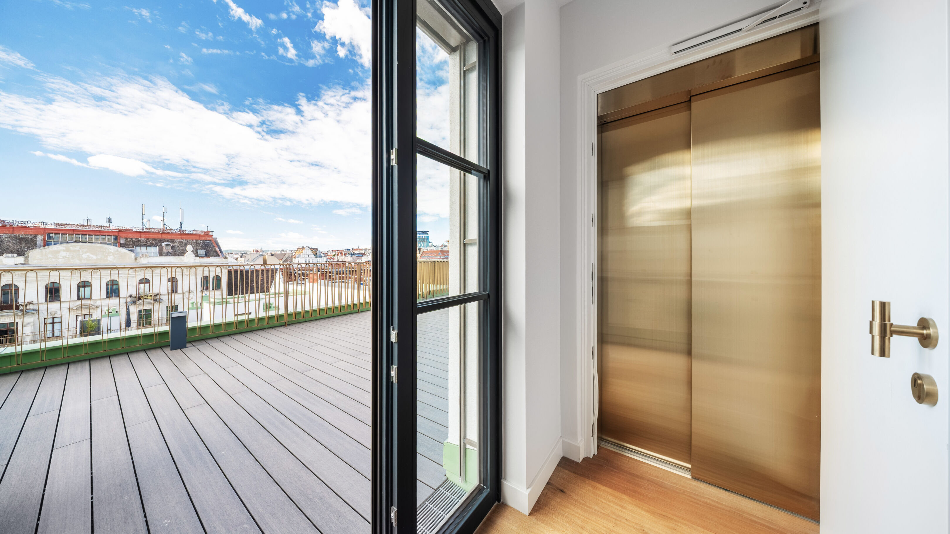 Liftzugang Dachterrasse