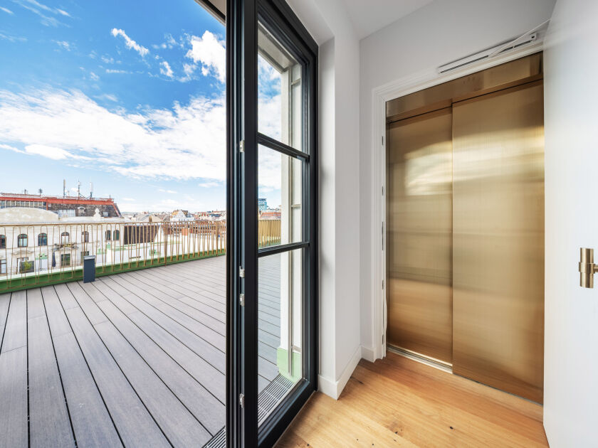Liftzugang Dachterrasse