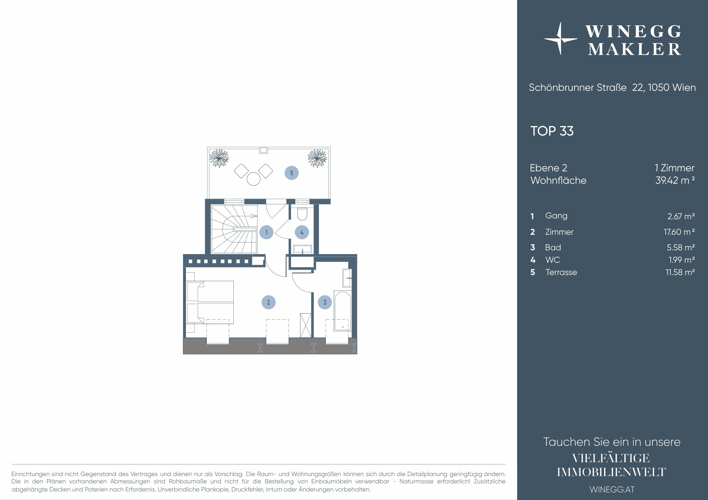 Schoenbrunner Strasse 22 Top33 Ebene 2