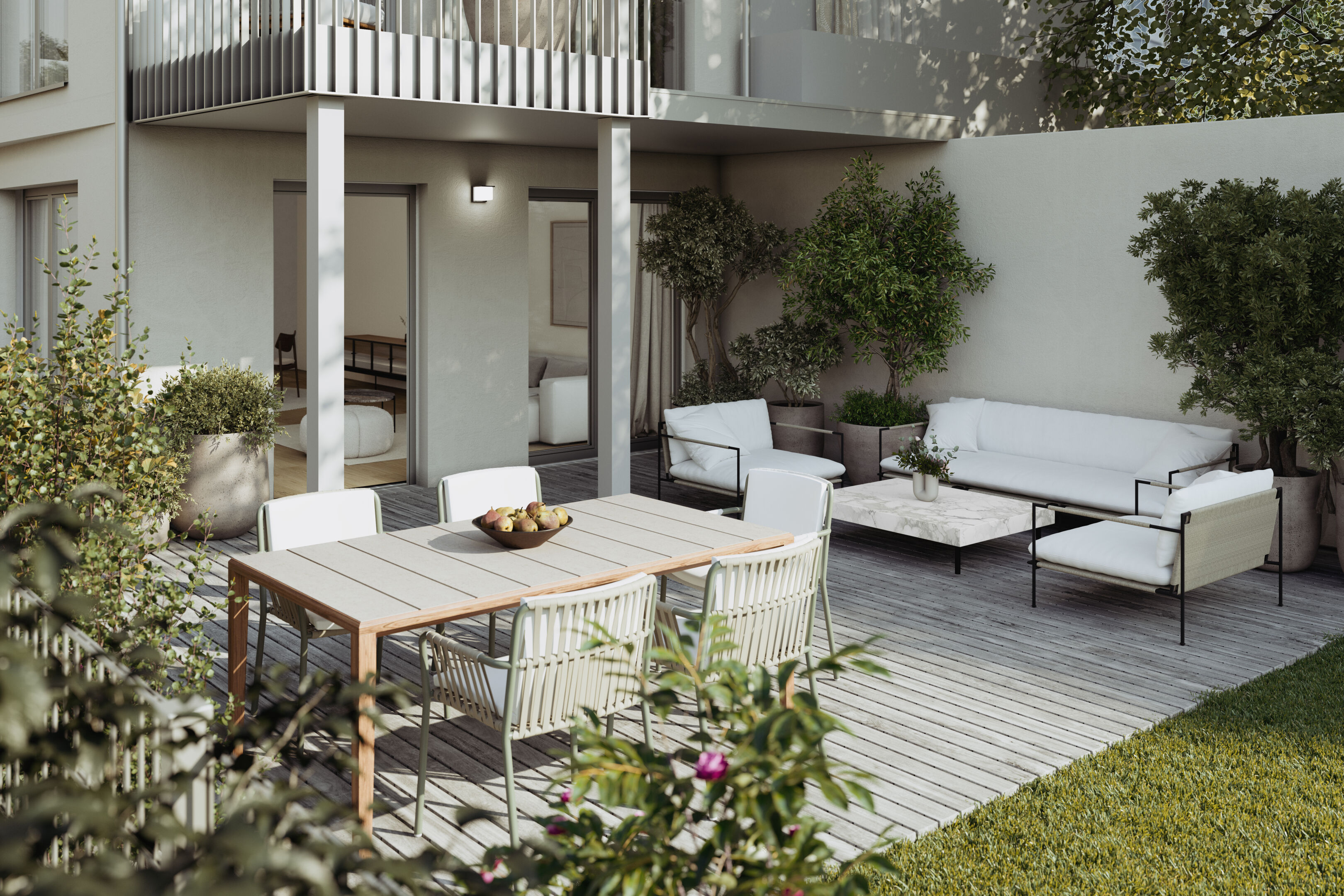 Terrassenansicht