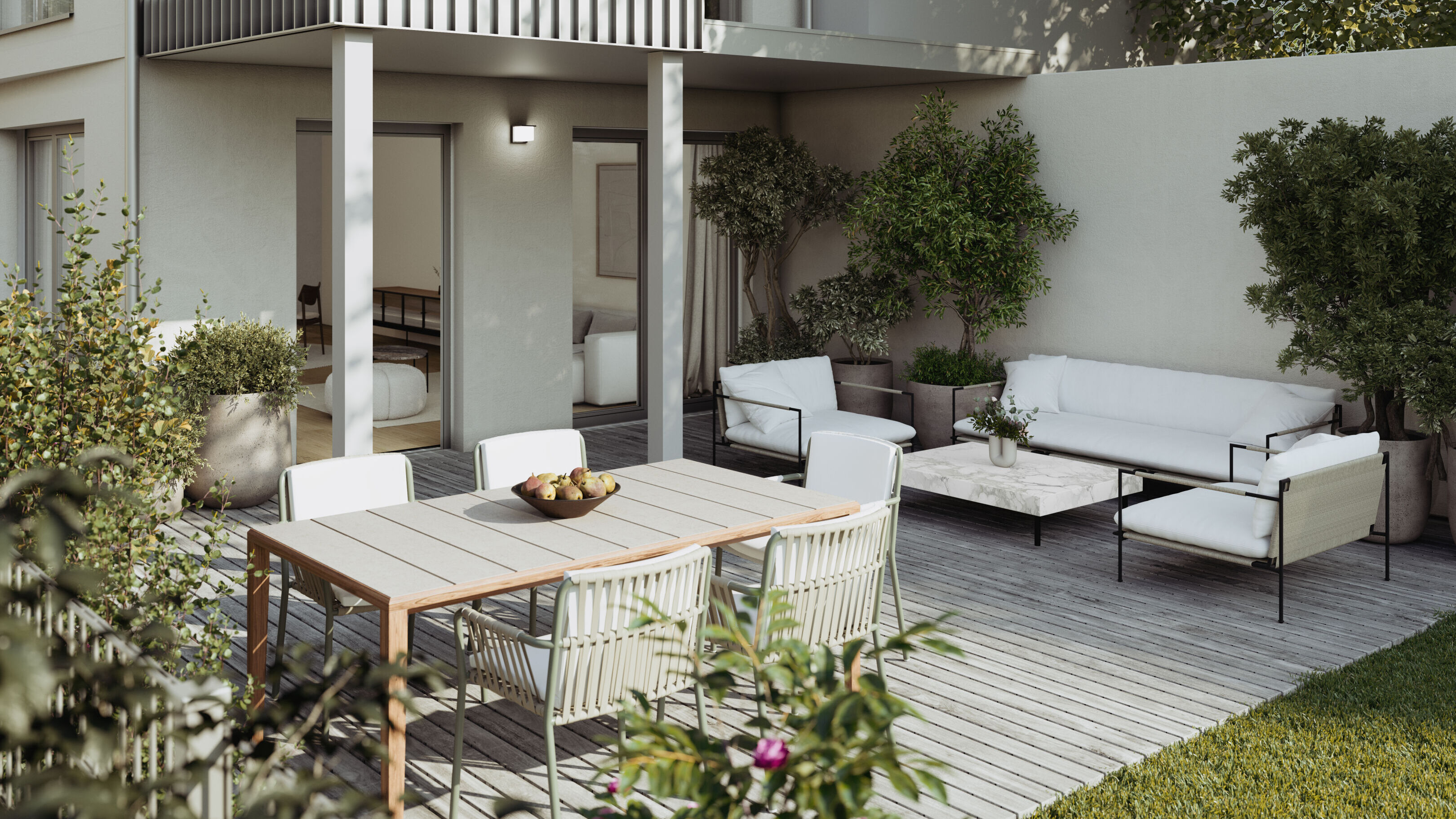 Terrassenansicht