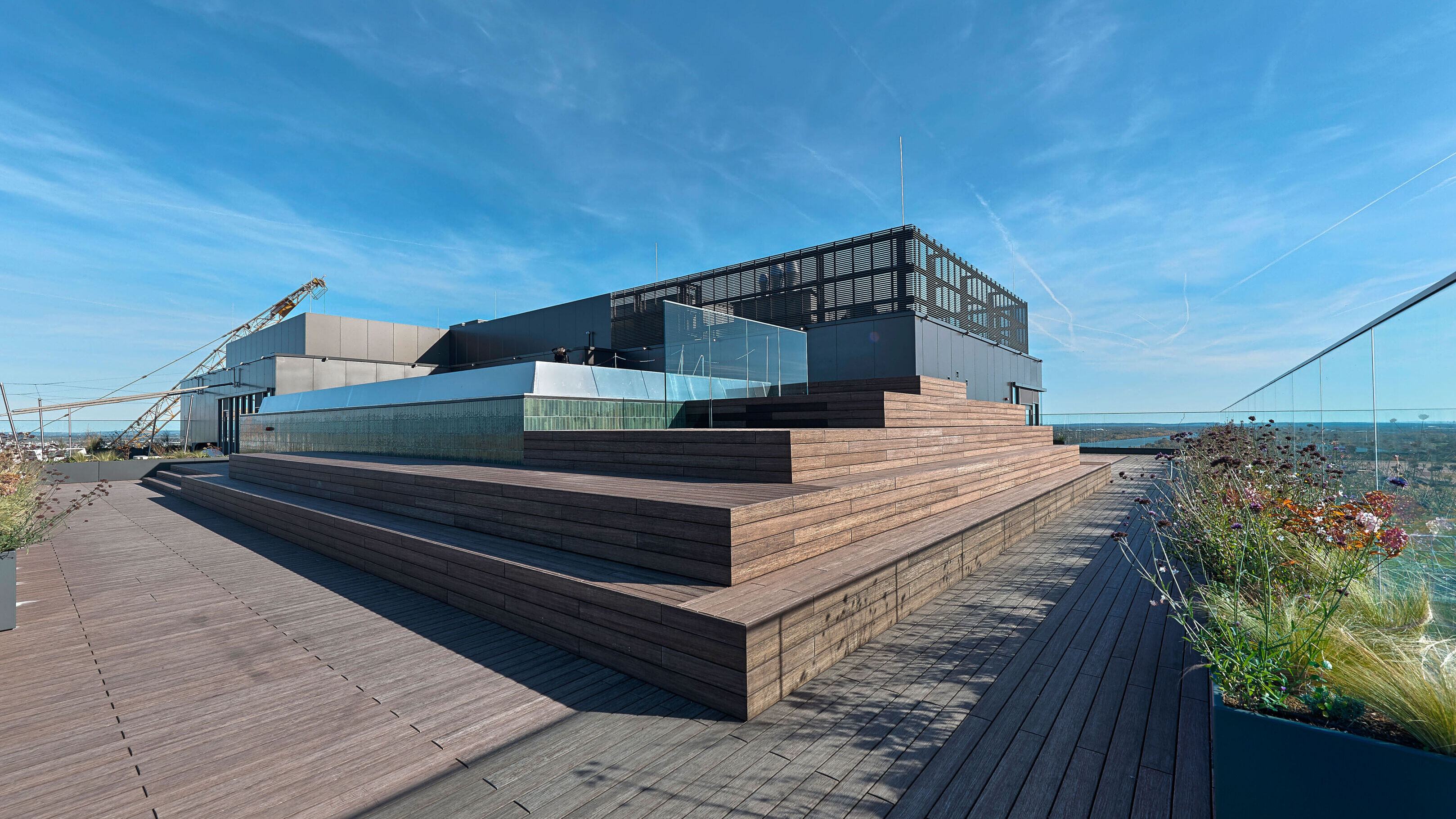 Outdoor-Wellness am Roof-Top