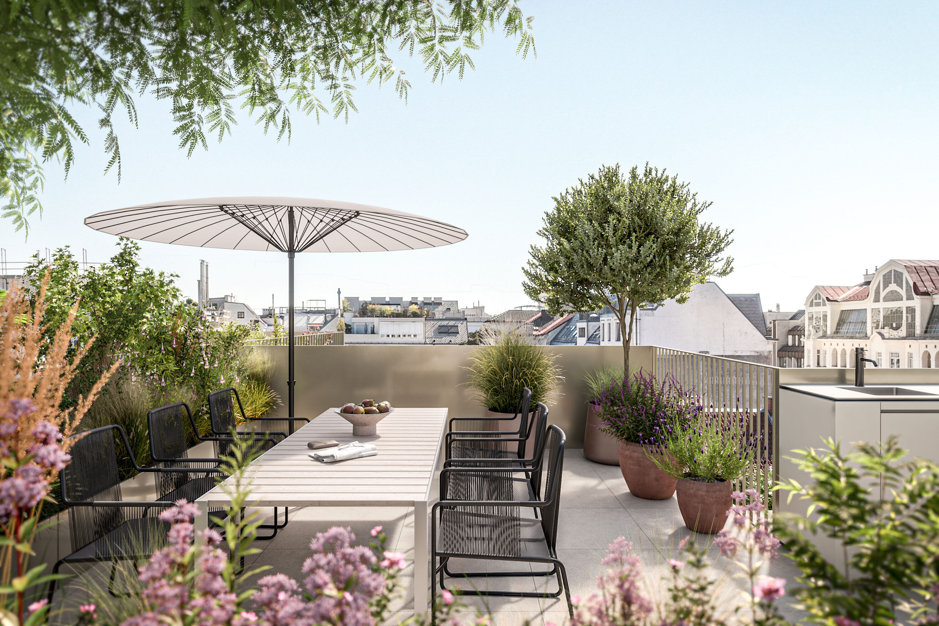 Terrassenansicht
