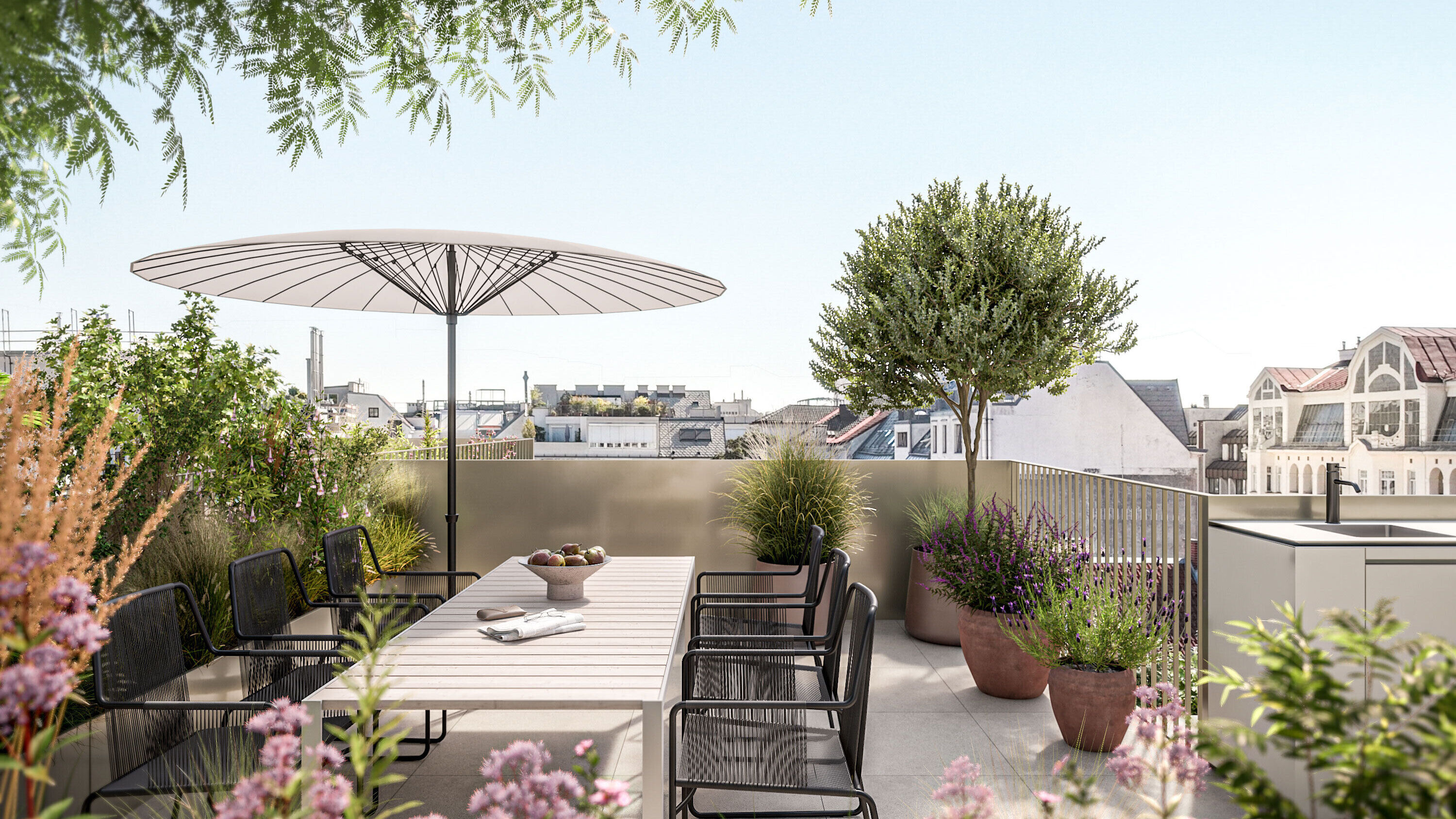 Terrassenansicht