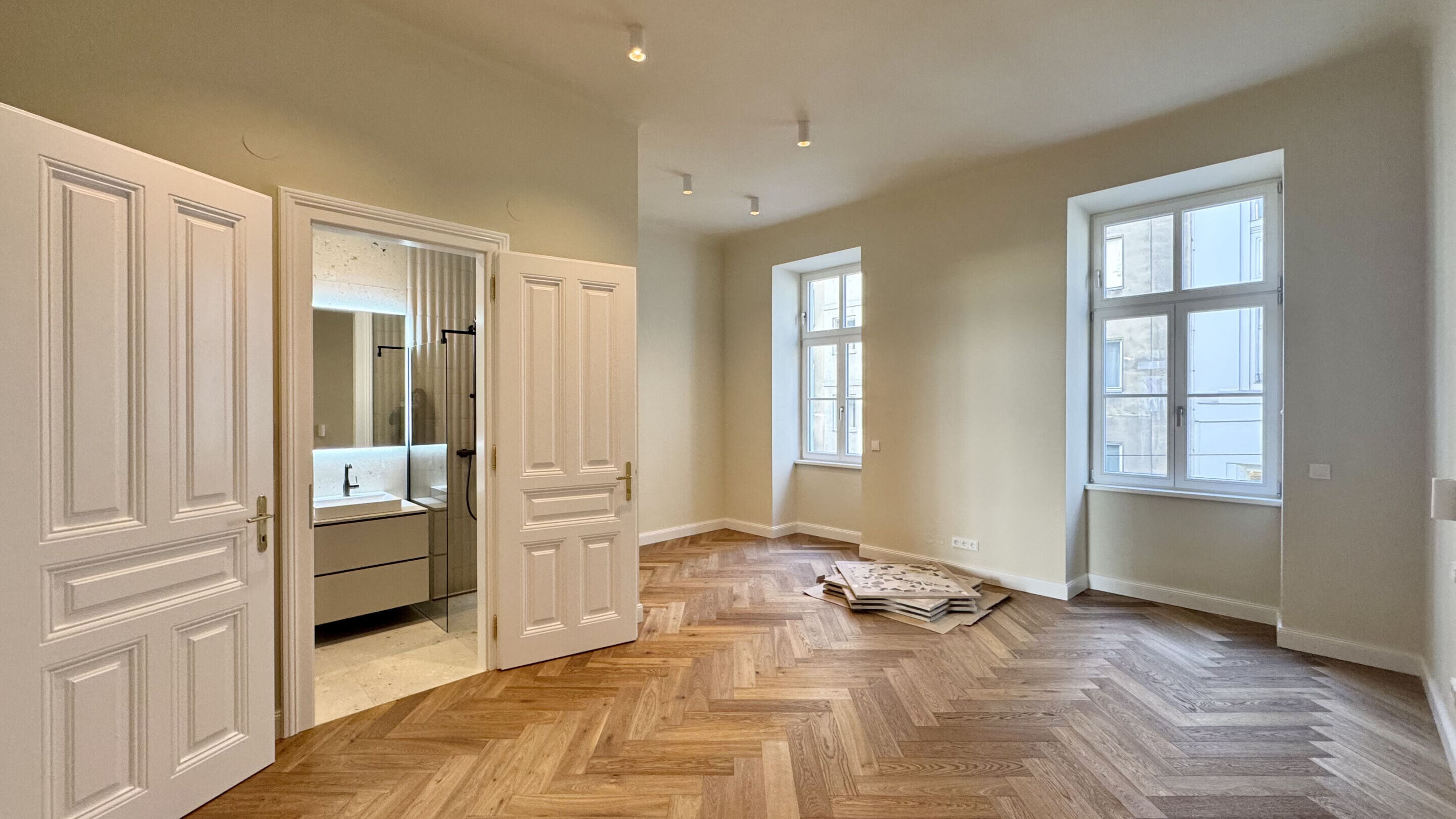 Schlafzimmer mit en Suite-Bad