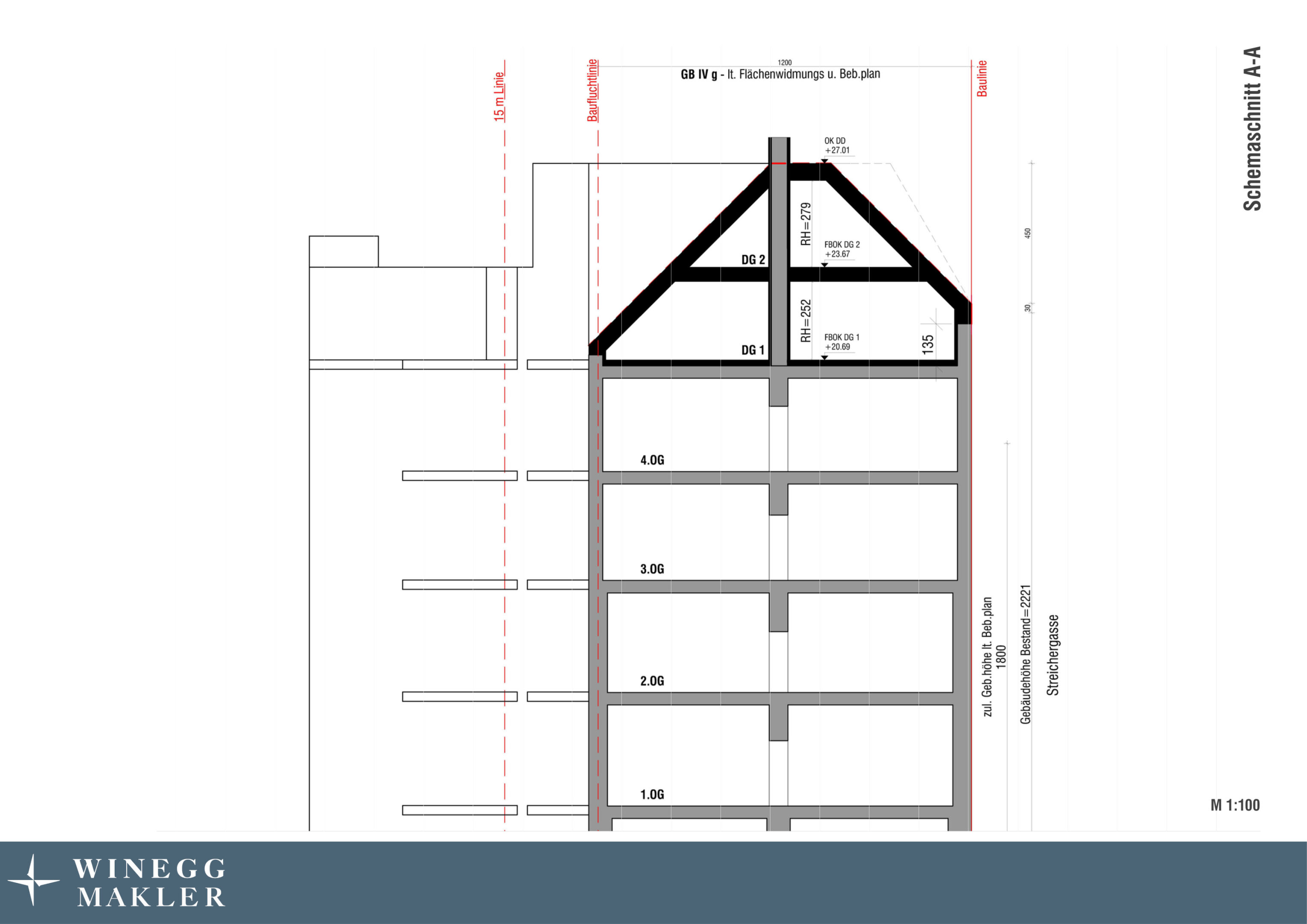 Streichergasse GR Schemaschnitt 0