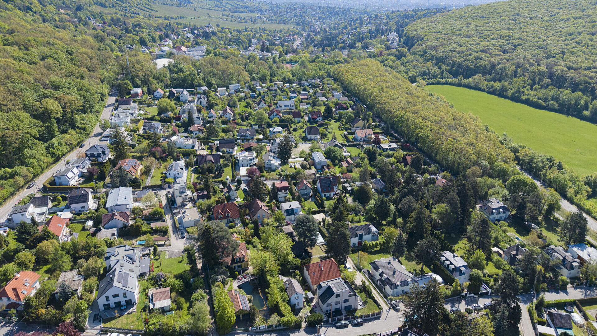 Ansicht und Blick Innenstadt
